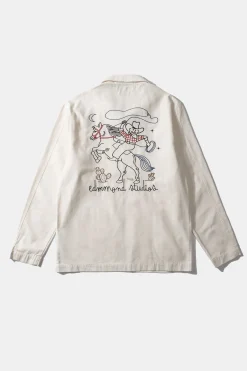 Embroidery Jacket Plain Off White | Edmmond Studios New