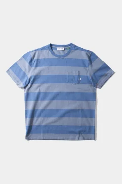 Faran Stripes Plain Blue | Edmmond Studios Best