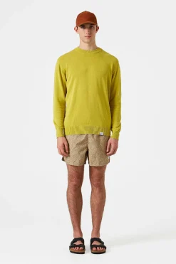 Flax Sweater Plain Green | Edmmond Studios Cheap