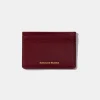 Fold Card Holder Plain Bordeaux | Edmmond Studios Cheap