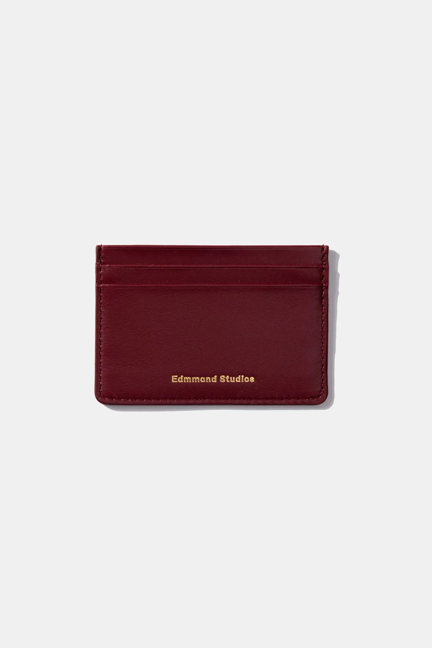 Fold Card Holder Plain Bordeaux | Edmmond Studios Cheap
