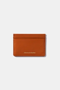 Fold Card Holder Plain Brown | Edmmond Studios Flash Sale