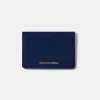 Fold Card Holder Plain Navy | Edmmond Studios New