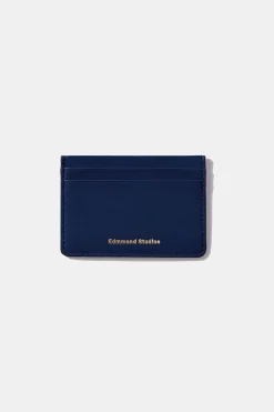 Fold Card Holder Plain Navy | Edmmond Studios New