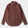 French Cord Shirt Plain Salmon | Edmmond Studios Hot