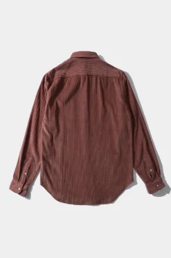 French Cord Shirt Plain Salmon | Edmmond Studios Hot