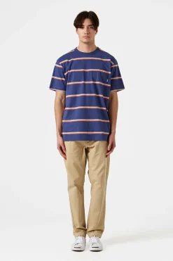 Gavin Stripes Plain Navy | Edmmond Studios Discount
