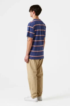 Gavin Stripes Plain Navy | Edmmond Studios Discount
