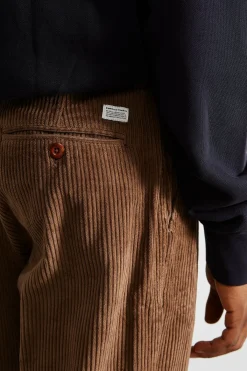 Jorge Pants Plain Brown | Edmmond Studios Discount