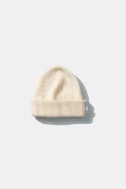 Knit Beanie Plain Beige | Edmmond Studios Clearance