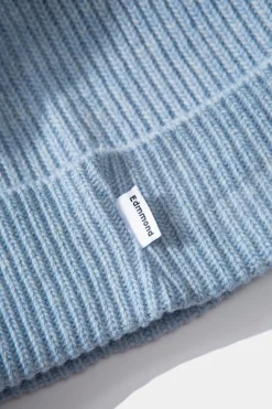 Knit Beanie Plain Light Blue | Edmmond Studios Online