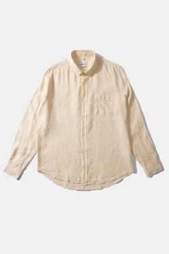 Linen Shirt Plain Beige | Edmmond Studios Cheap
