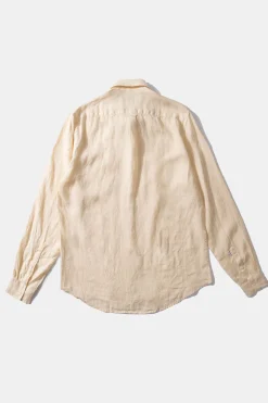 Linen Shirt Plain Beige | Edmmond Studios Cheap