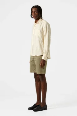 Linen Shirt Plain Beige | Edmmond Studios Cheap