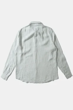 Linen Shirt Plain Sage | Edmmond Studios New