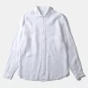 Linen Shirt Plain White | Edmmond Studios Hot