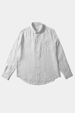 Linen Shirt Plain White | Edmmond Studios Shop