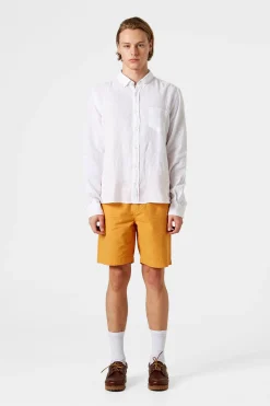 Linen Shirt Plain White | Edmmond Studios Shop