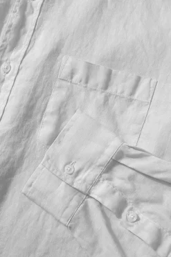 Linen Shirt Plain White | Edmmond Studios Shop