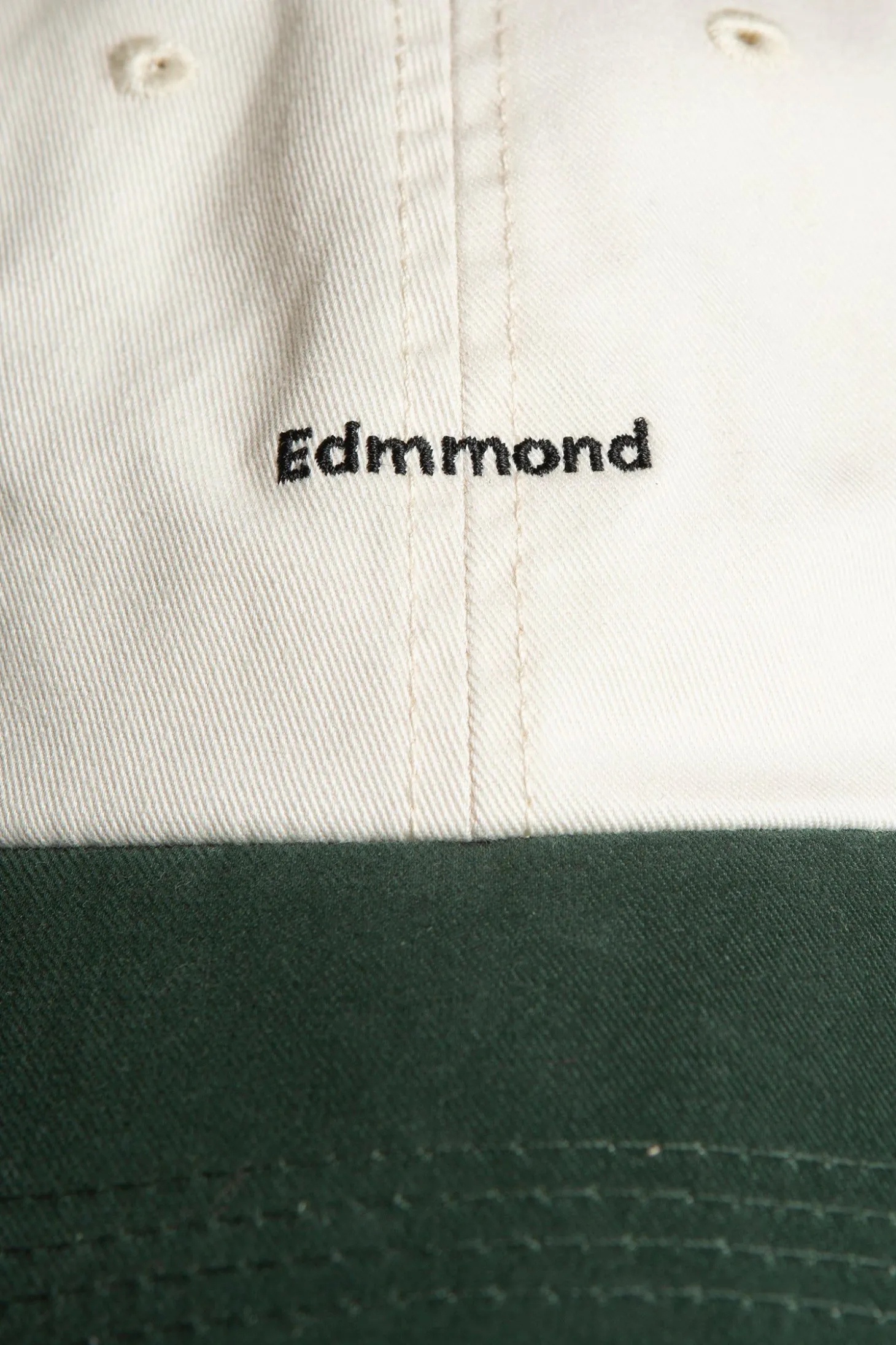 Logo Bicolor Cap Plain Beige | Edmmond Studios Flash Sale