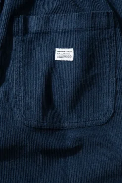 Marvin Pants Cord Plain Navy | Edmmond Studios Discount
