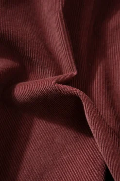 Microcord Shirt Plain Brick | Edmmond Studios Discount