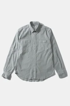 Microcord Shirt Plain Grey | Edmmond Studios Outlet