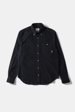Microcord Shirt Plain Navy | Edmmond Studios Outlet