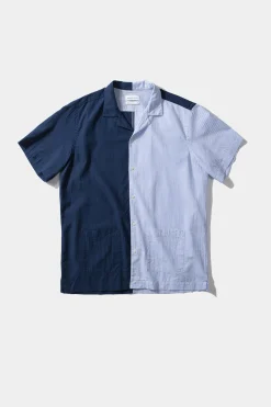 Middle Shirt Colour Block Navy | Edmmond Studios Shop