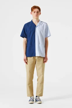Middle Shirt Colour Block Navy | Edmmond Studios Shop