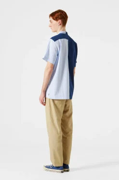 Middle Shirt Colour Block Navy | Edmmond Studios Shop