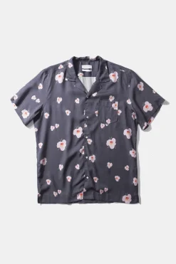 Orchid Short Sleeve Plain Navy | Edmmond Studios New