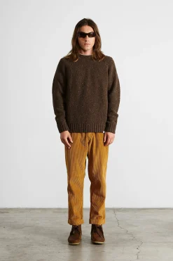 Paris Sweater Plain Brown | Edmmond Studios New