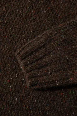 Paris Sweater Plain Brown | Edmmond Studios New