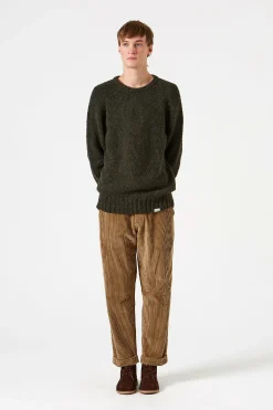 Paris Sweater Plain Khaki | Edmmond Studios Shop
