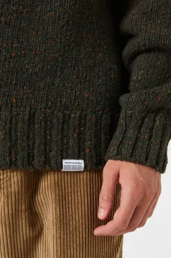 Paris Sweater Plain Khaki | Edmmond Studios Shop