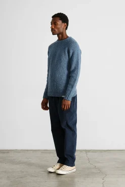 Paris Sweater Plain Steel | Edmmond Studios Best