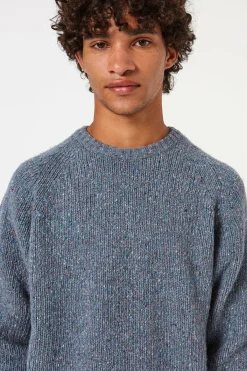 Paris Sweater Plain Steel | Edmmond Studios Sale