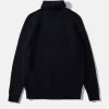 Paris Turtle Neck Plain Navy | Edmmond Studios Discount