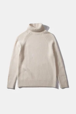 Paris Turtle Neck Plain Off White | Edmmond Studios Online