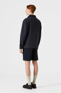 Pocket Jacket Plain Navy | Edmmond Studios Store