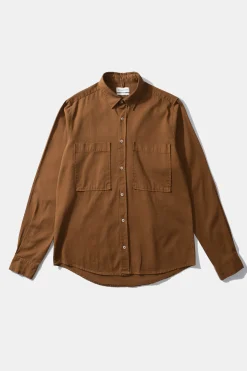 Pocket Shirt Plain Brown | Edmmond Studios Store