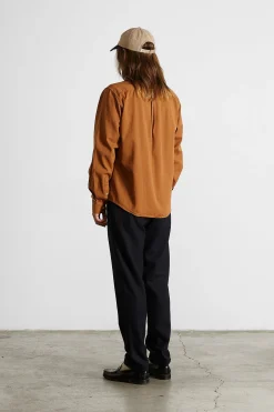 Pocket Shirt Plain Brown | Edmmond Studios Store