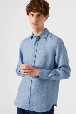 Port Shirt Plain Blue | Edmmond Studios Flash Sale