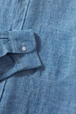 Port Shirt Plain Blue | Edmmond Studios Flash Sale