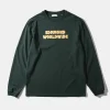 Puff Ls Plain Dk Green | Edmmond Studios Hot