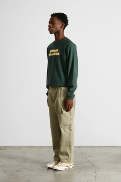Puff Ls Plain Dk Green | Edmmond Studios Hot