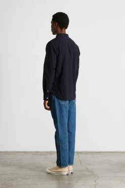 Seam Shirt Plain Navy | Edmmond Studios Store