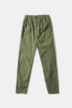 Seersucker Pants Plain Khaki | Edmmond Studios Clearance