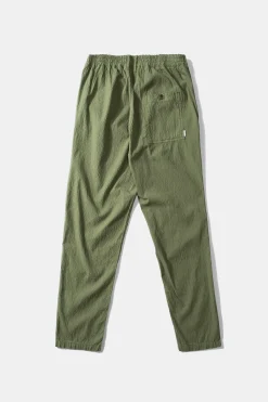 Seersucker Pants Plain Khaki | Edmmond Studios Clearance